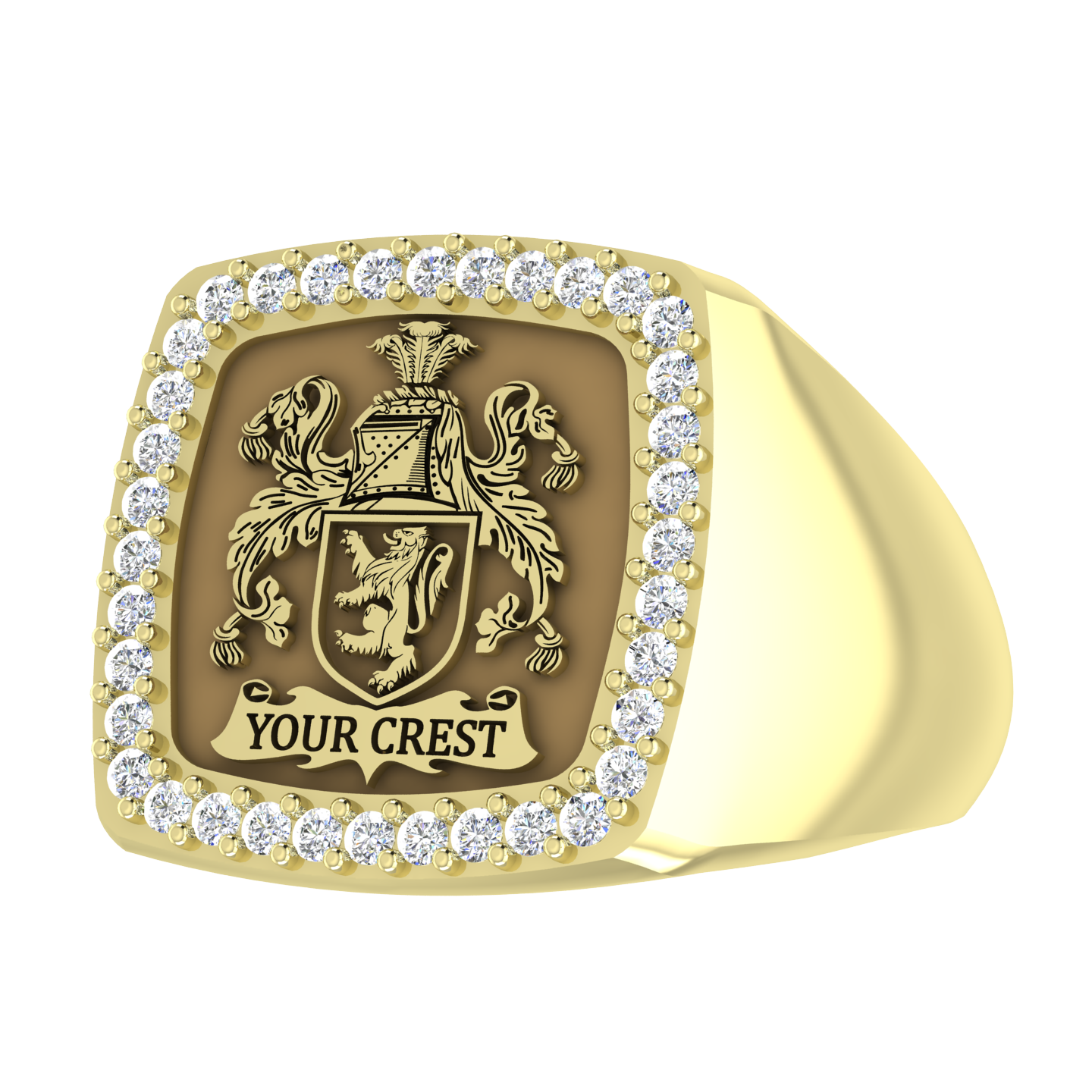 Personalized Family Crest Ring
