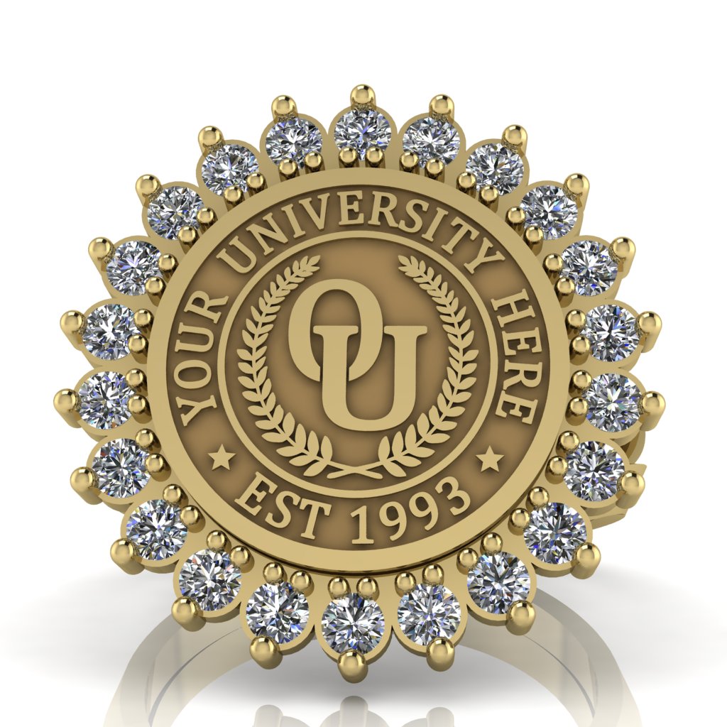 Serku | V-Frame Band Custom Collage Ring