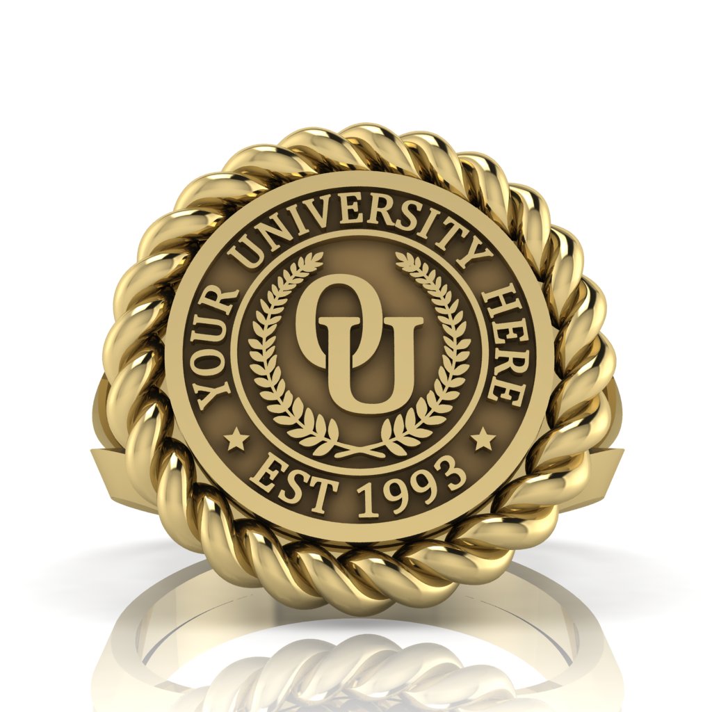 Lubid | V-Frame Band Custom Collage Ring