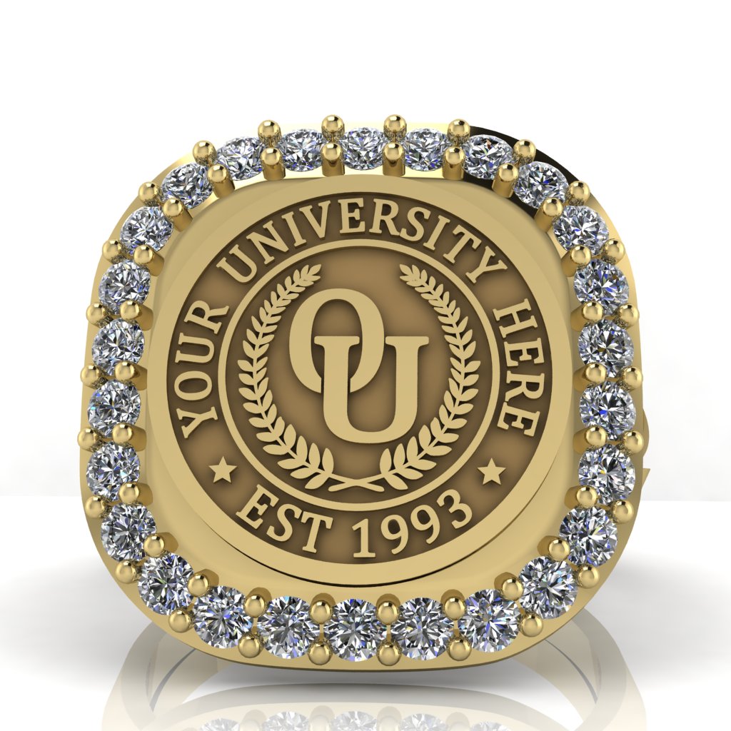 Radius | V-Frame Band Custom Collage Ring