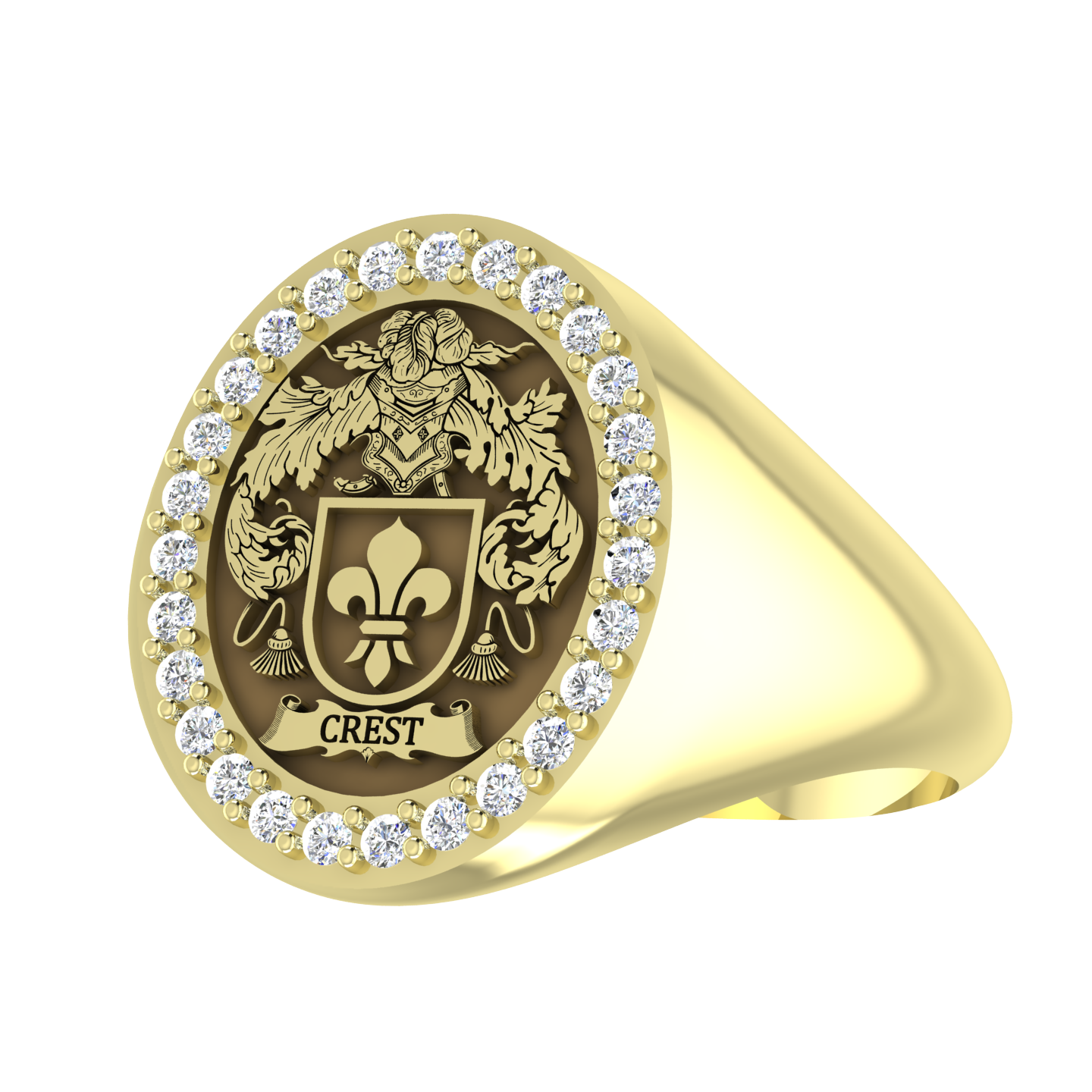 Personalized Family Crest Ring