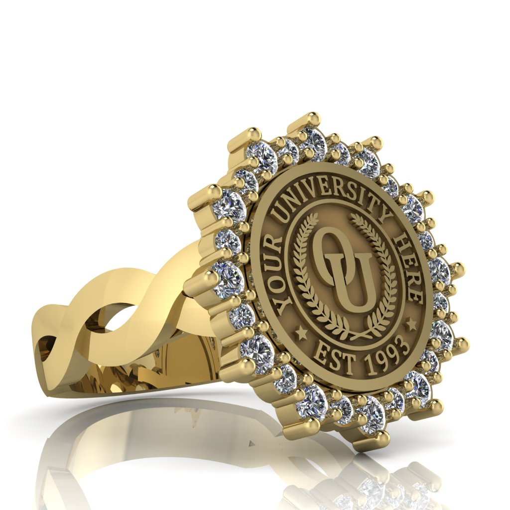 Attraente | Infinity Loop Band Custom Collage Ring