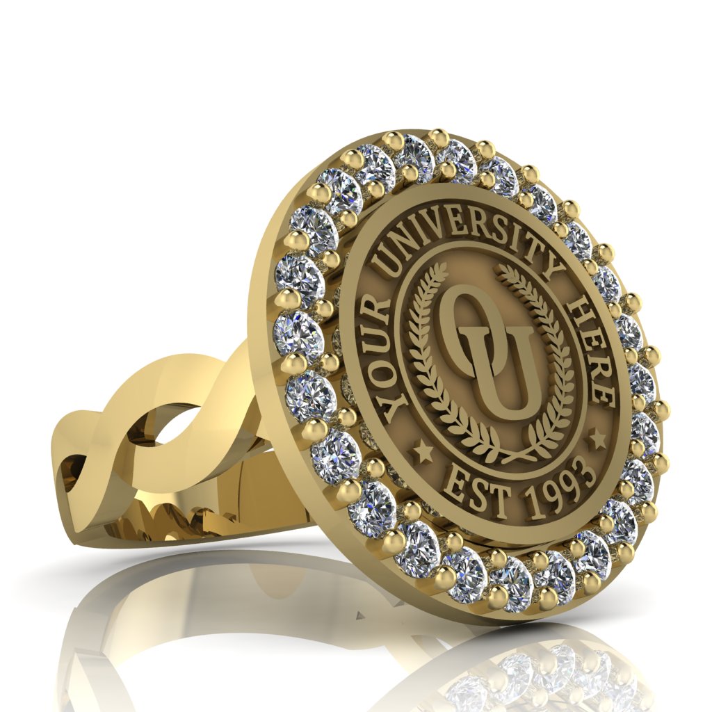 Circum | Infinity Loop Band Custom Collage Ring