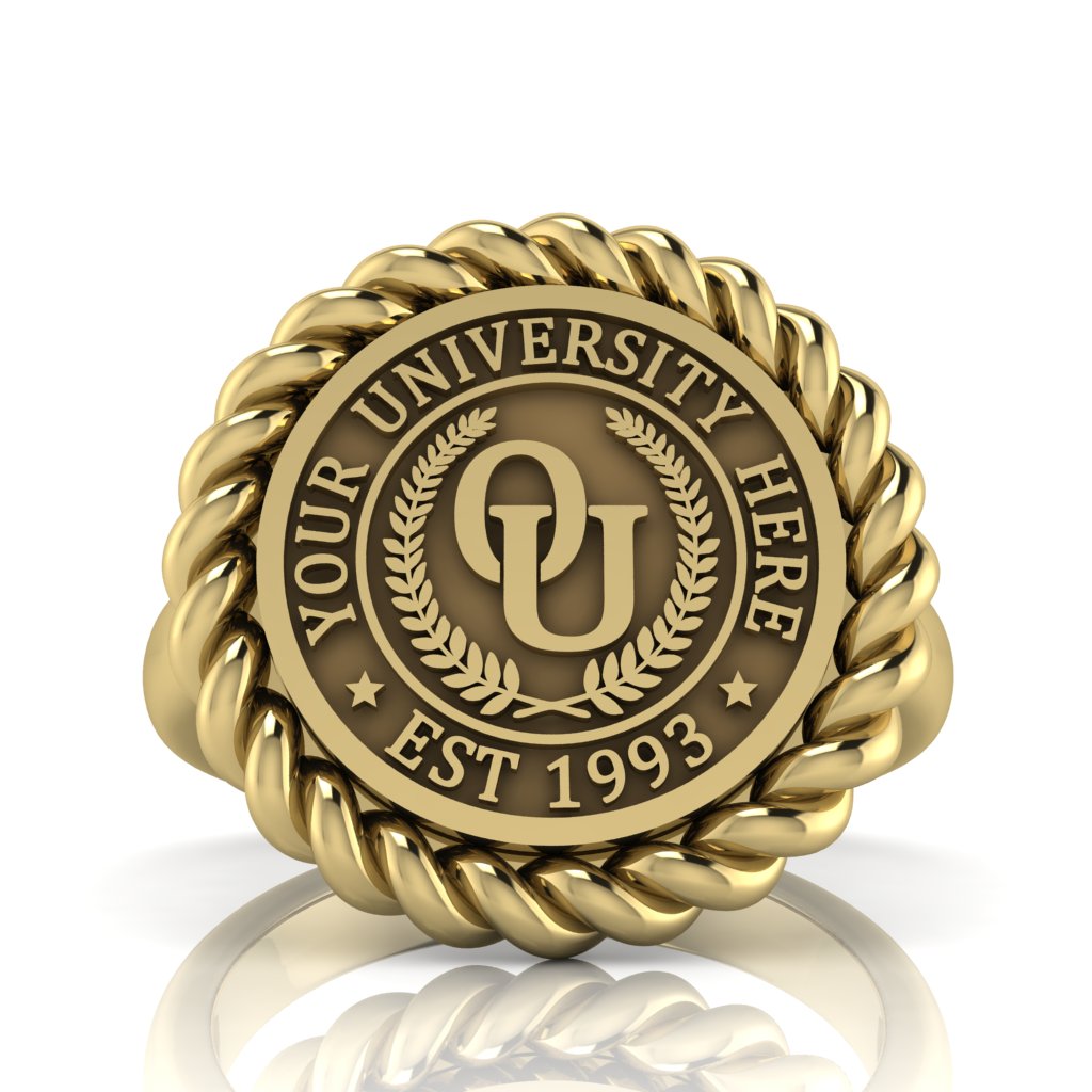 Lubid | Classic Dome Band Custom Collage Ring