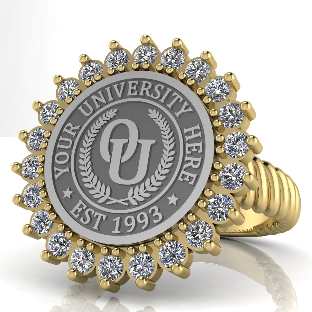 Serku | Rope Core Band Custom Collage Ring