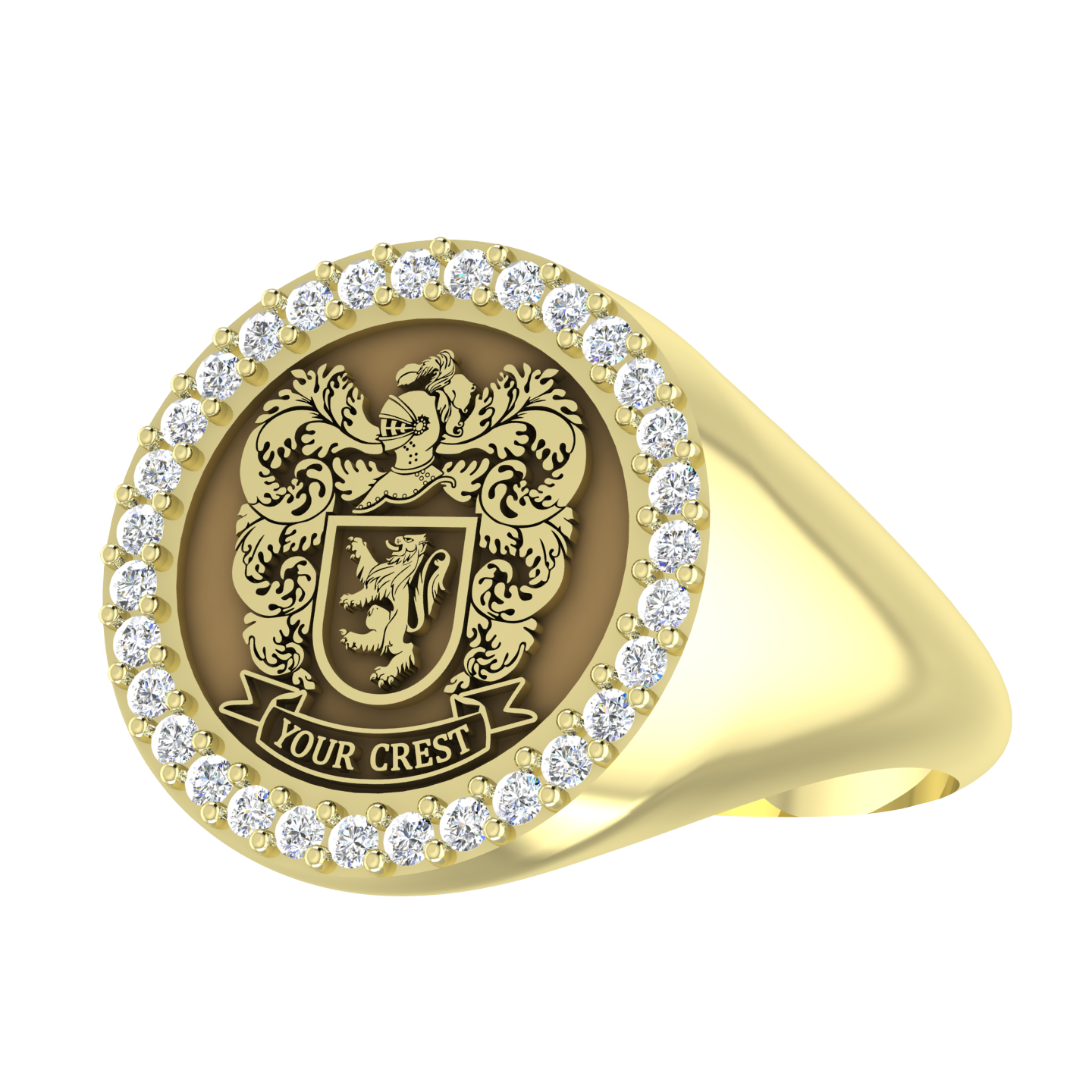 Personalized Family Crest Ring
