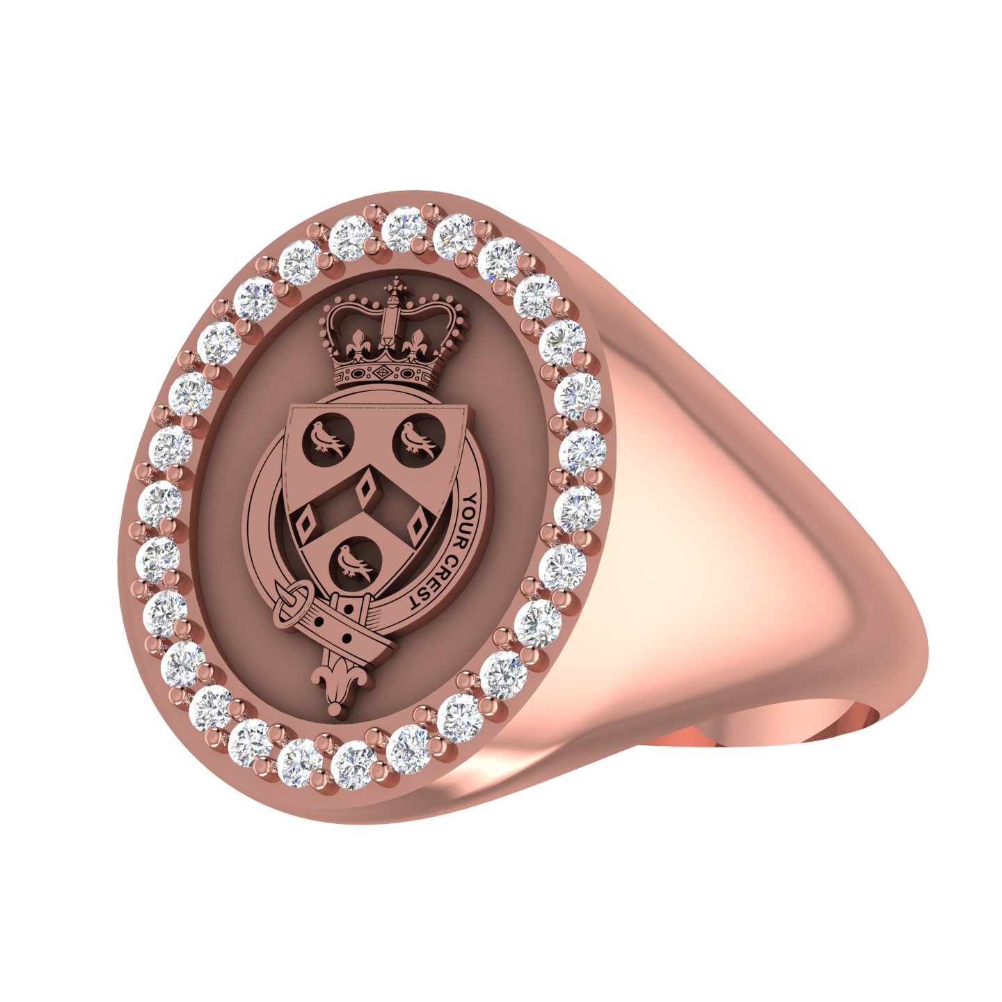 Personalized Family Crest Ring