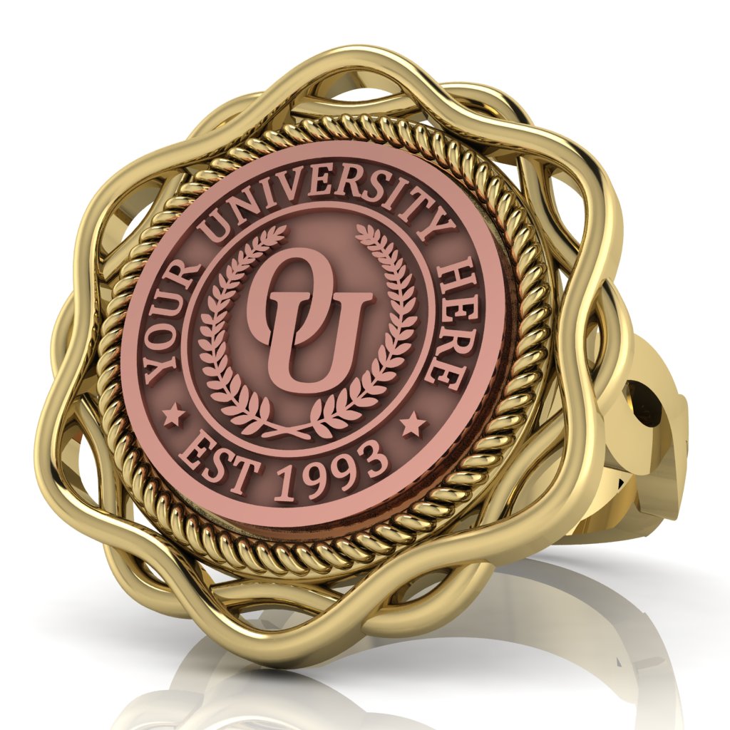 Slanga | Infinity Loop Band Custom College Ring