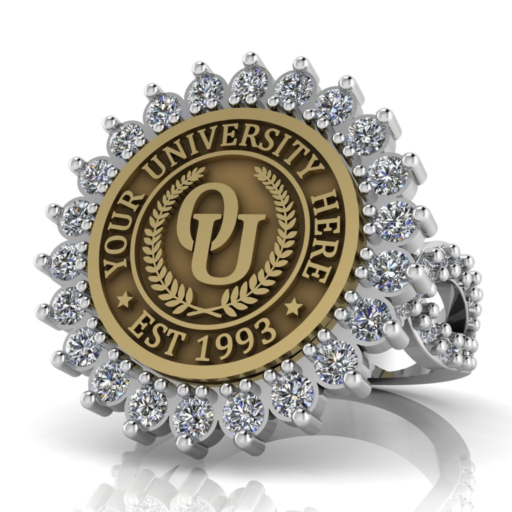 Serku | Infinity Pave Band Custom Collage Ring