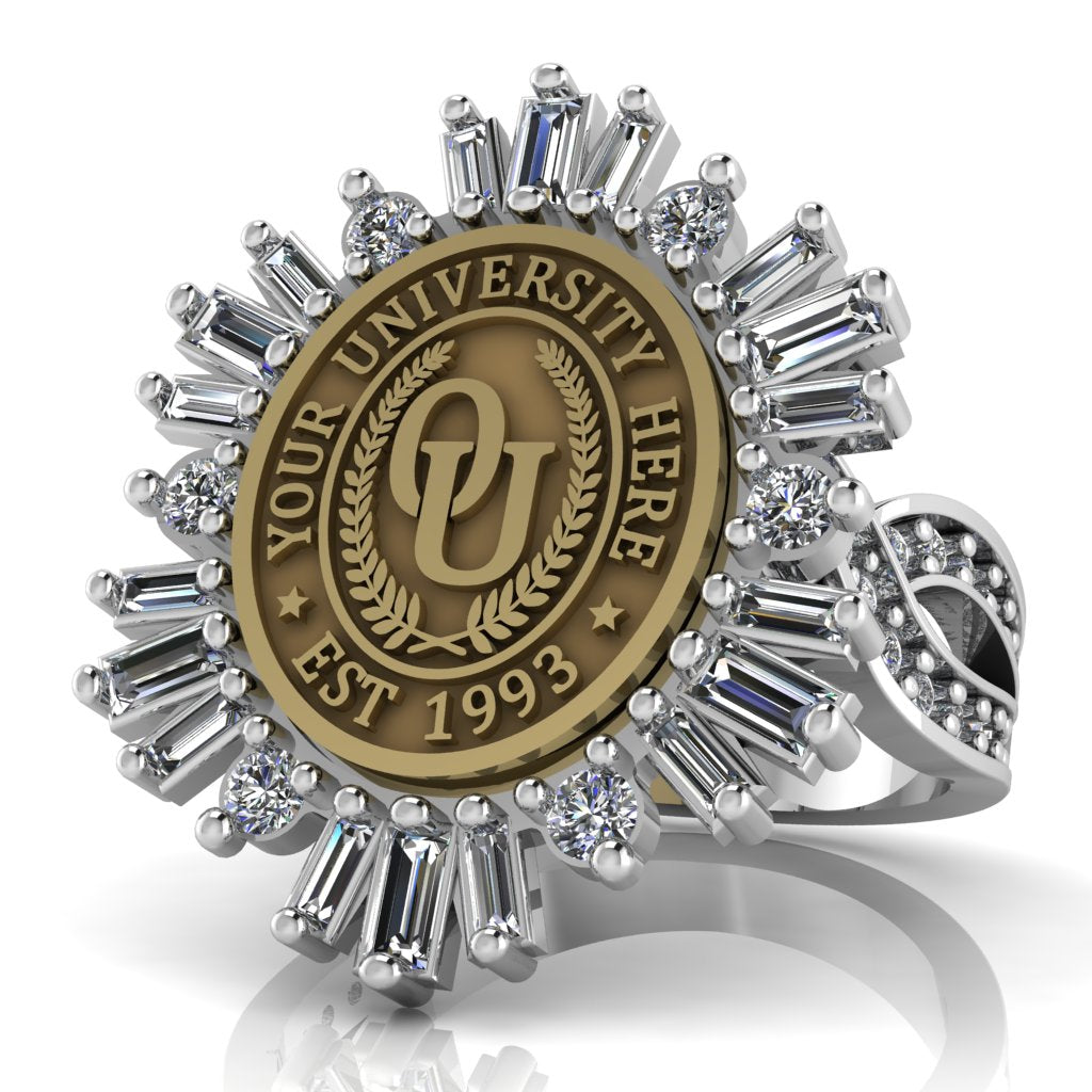 Tramontana Oval | Infinity Pave Band 2 Custom Collage Ring