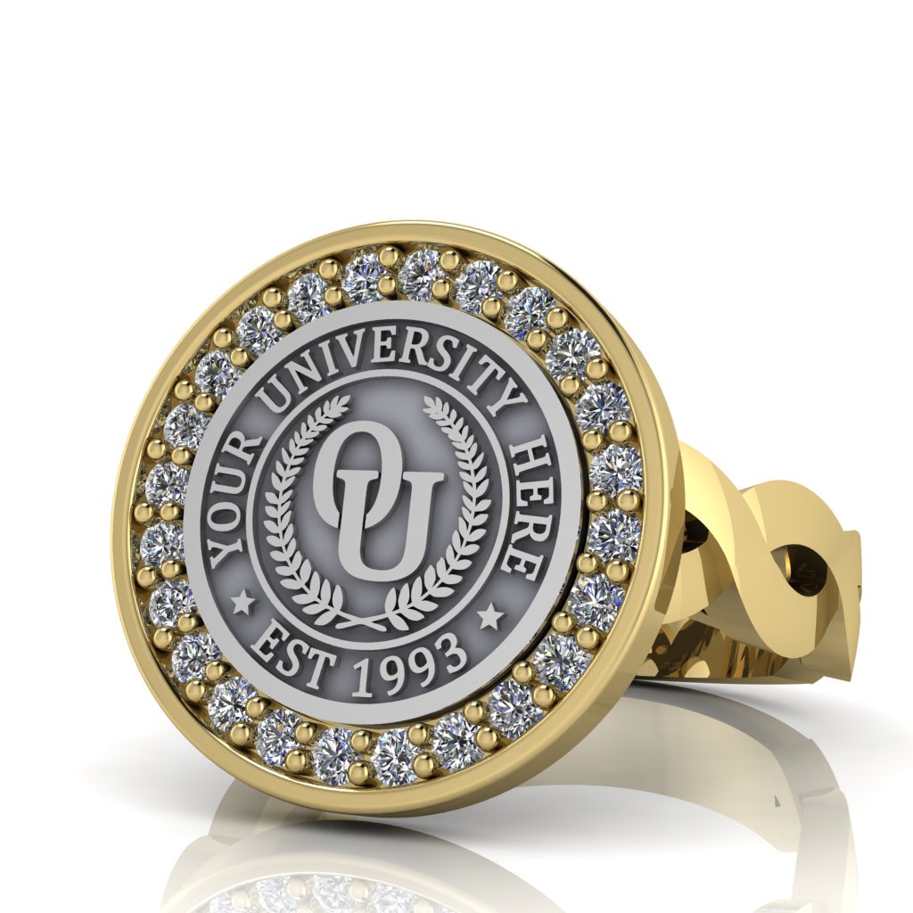 Agonisch | Infinity Loop Band Custom College Ring