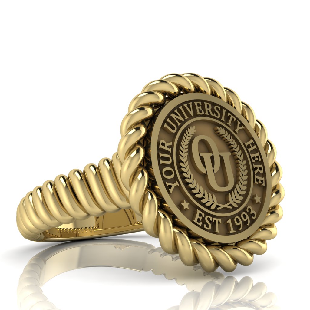 Lubid | Rope Core Band Custom Collage Ring