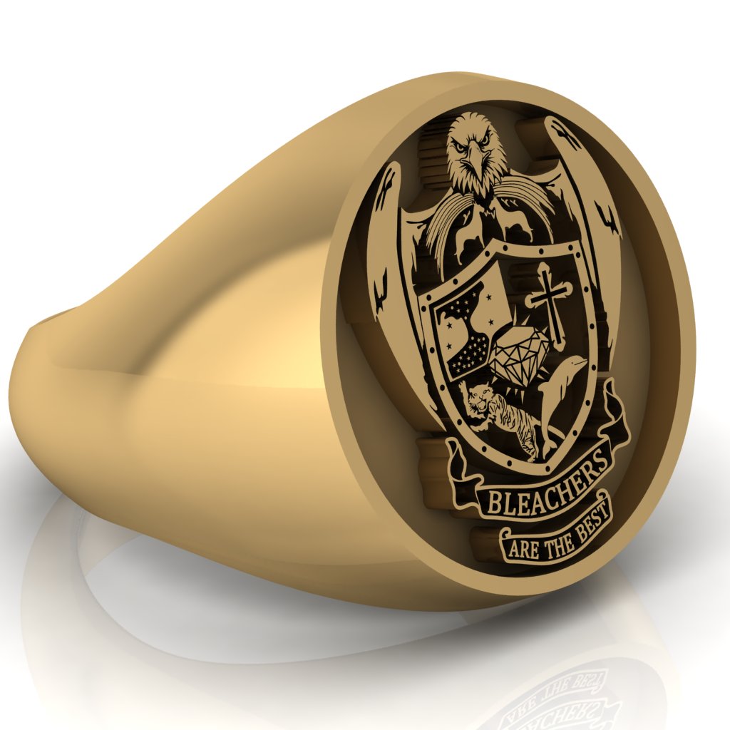 Personalized Family Crest Ring