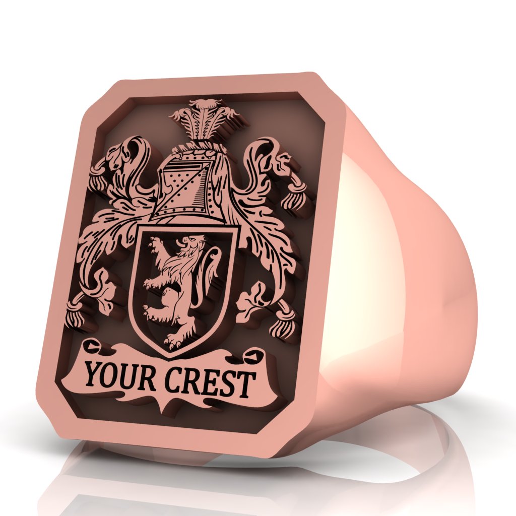 Personalized Family Crest Ring
