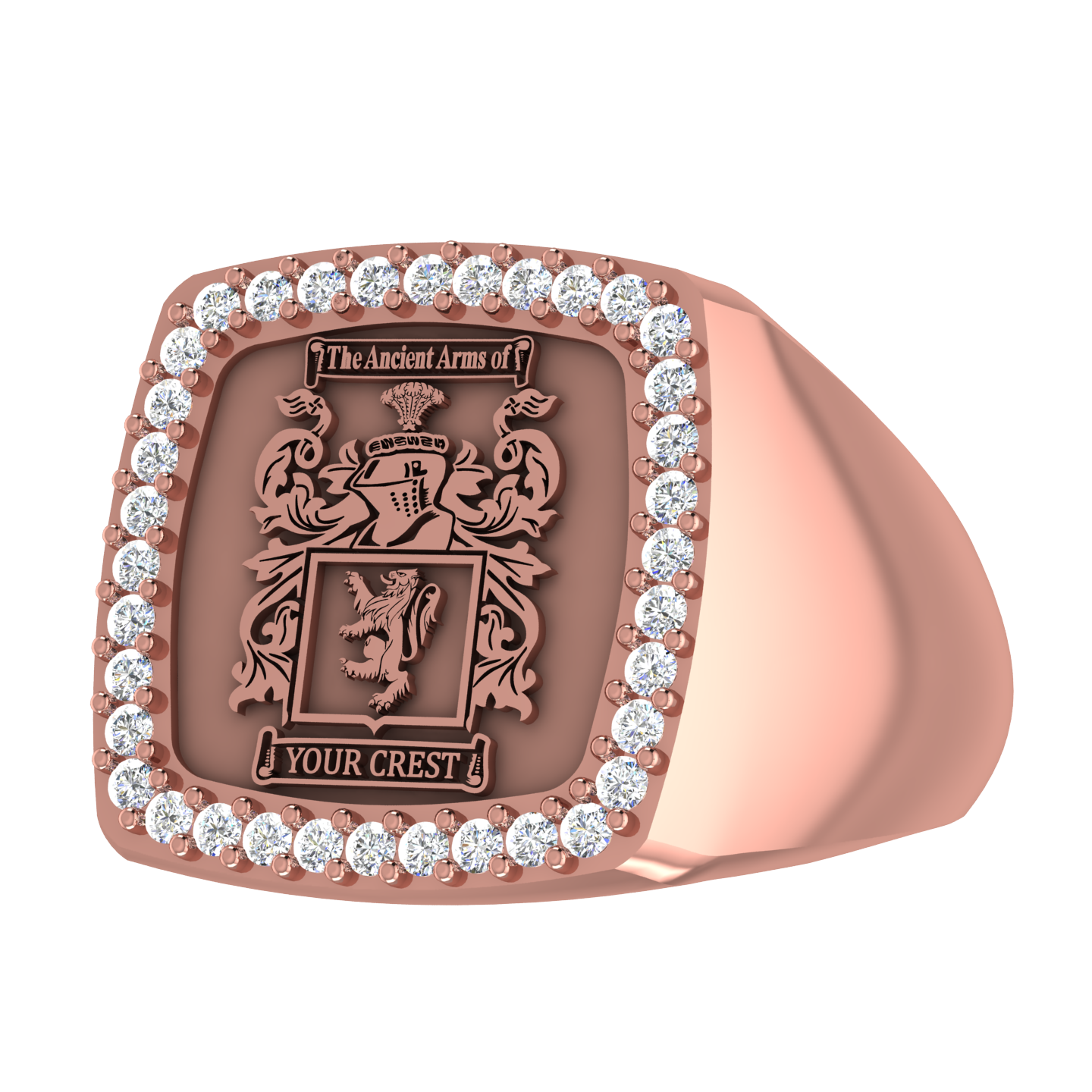 Personalized Family Crest Ring