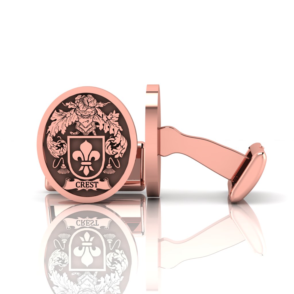 Personalized Family Crest Cufflinks