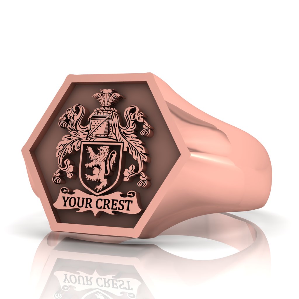 Personalized Family Crest Ring