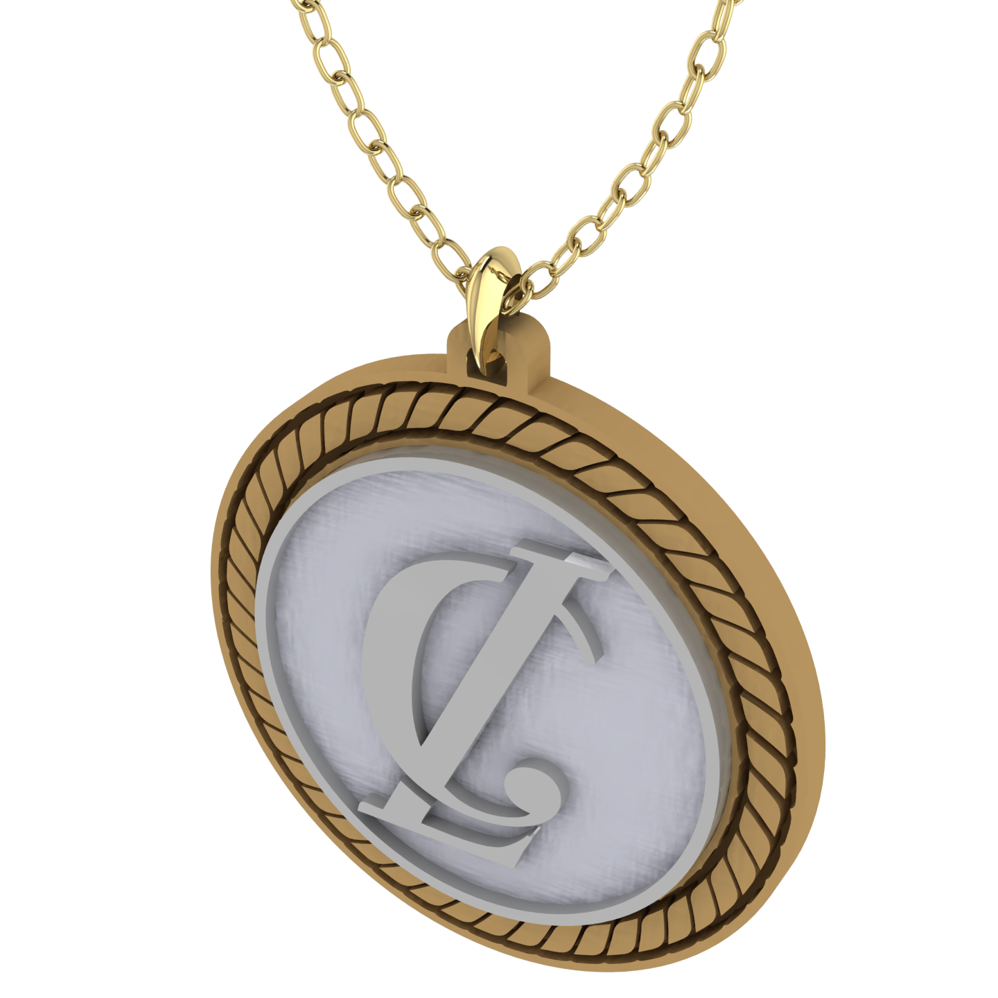 Monogram Pendant