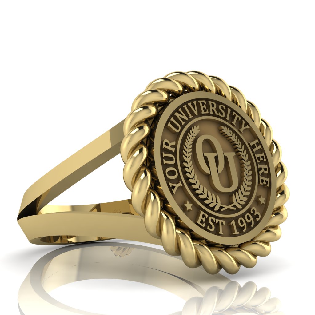 Lubid | V-Frame Band Custom Collage Ring