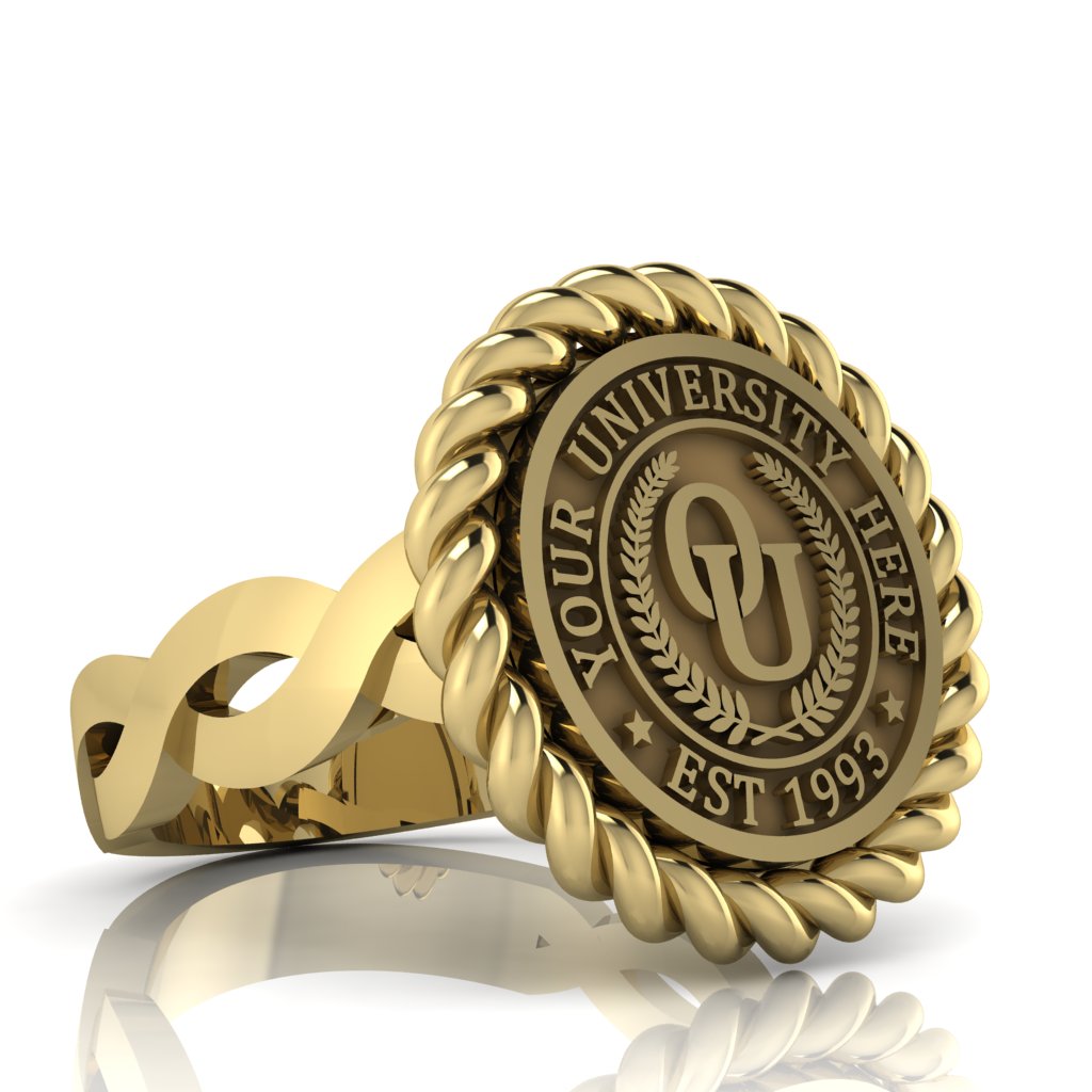 Lubid | Infinity Loop Band Custom Collage Ring