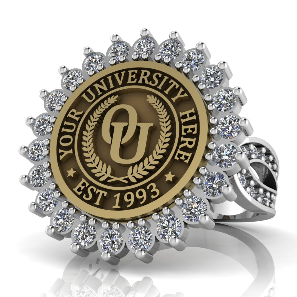 Serku | Infinity Pave Band Custom Collage Ring