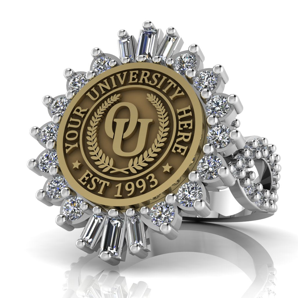 Seren | Infinity Pave Band Custom Collage Ring