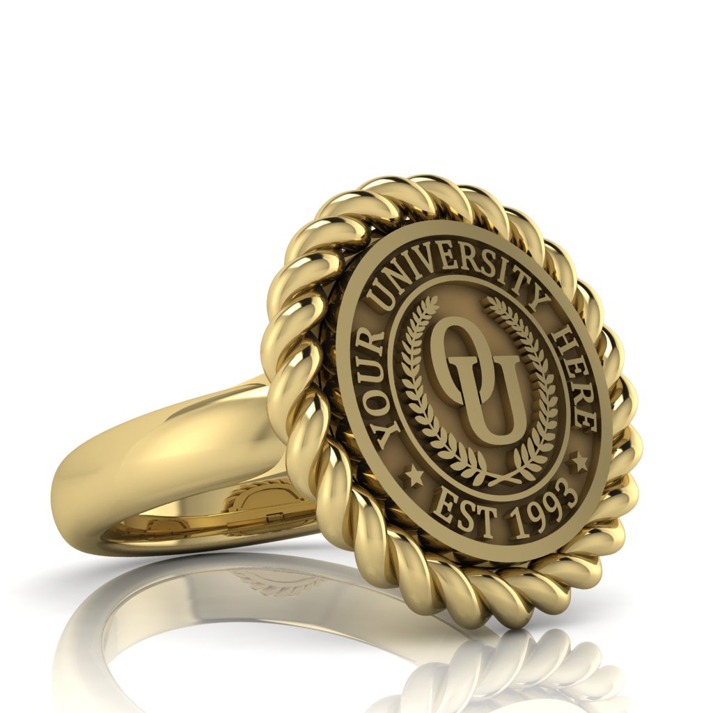 Lubid | Classic Dome Band Custom Collage Ring