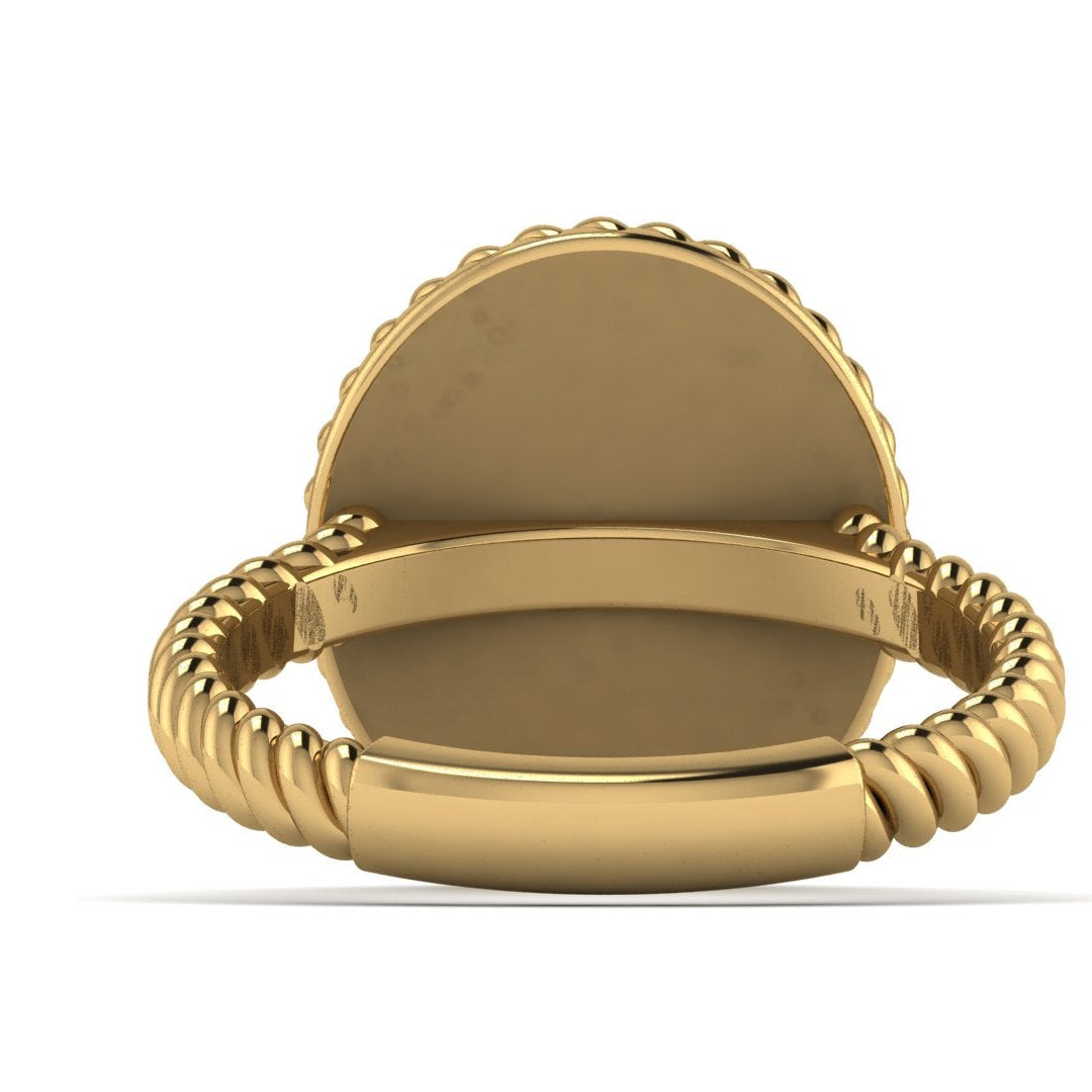 Personalized School Ring | Custom University Ring in Gold or Sterling Silver