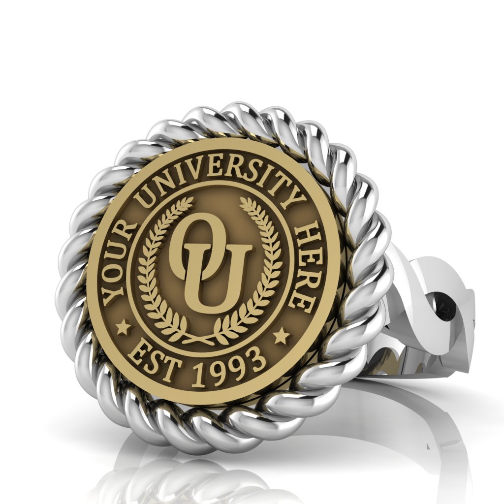 Lubid | Infinity Loop Band Custom College Ring