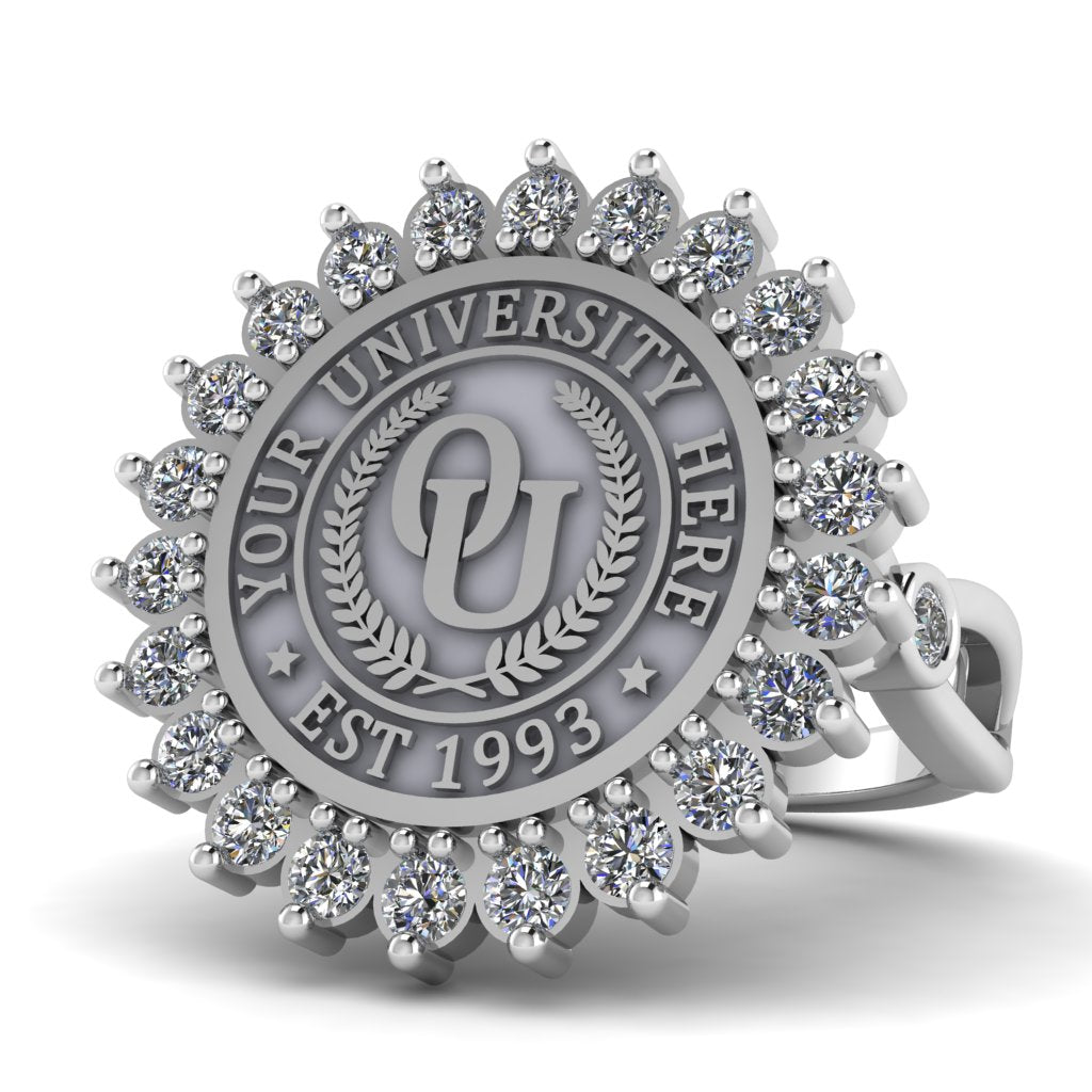 Serku | Infinity Bezel Band Custom College Ring