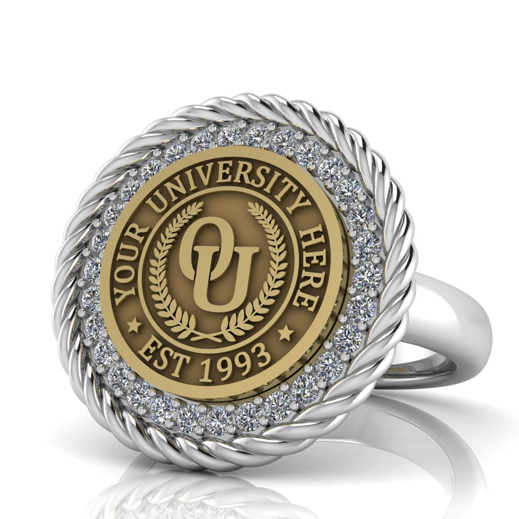 Arrecerat | Classic Dome Band Custom Collage Ring