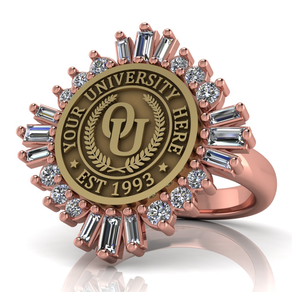 Tramontana | Classic Dome Band Custom Collage Ring