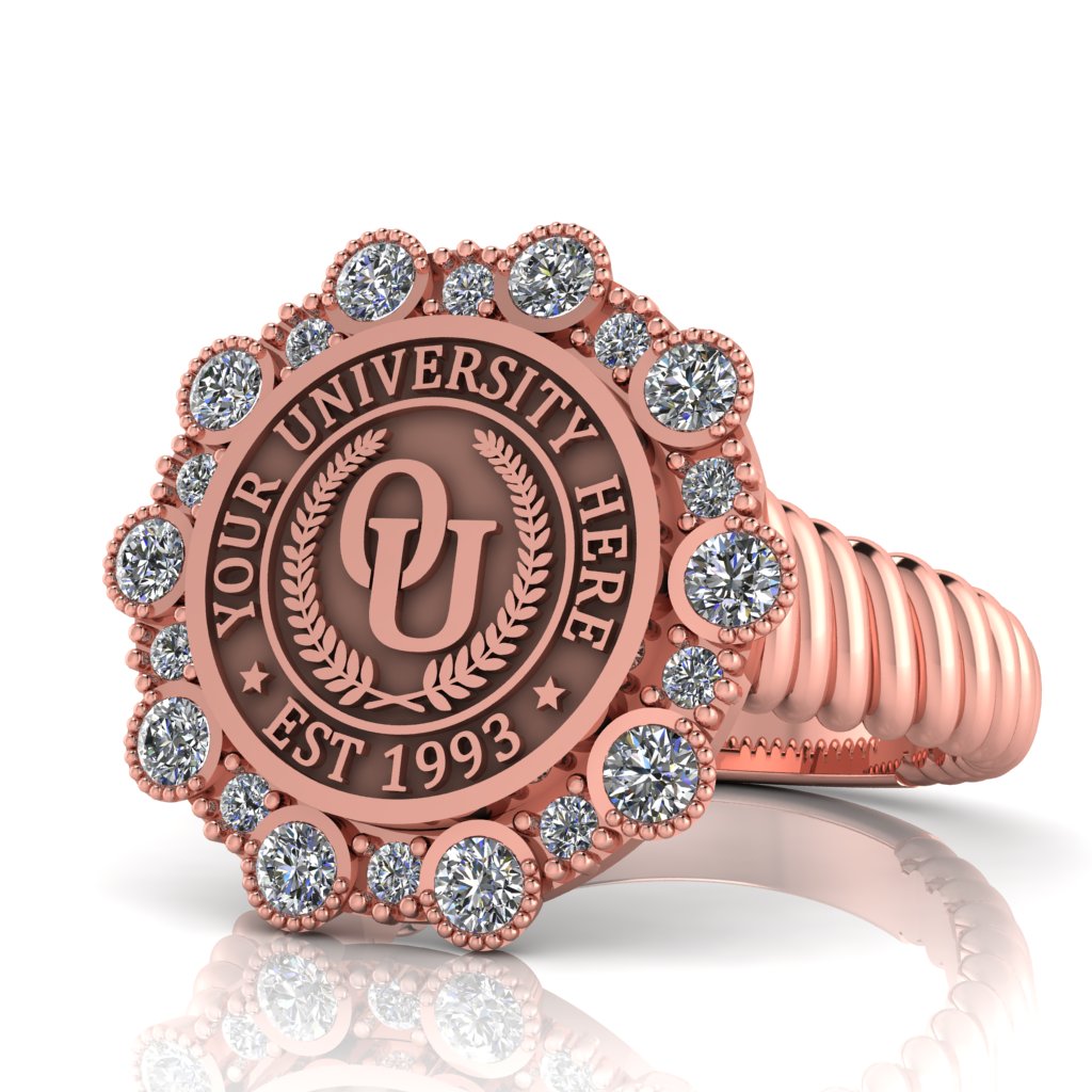 Belgi | Rope Core Band Custom College Ring