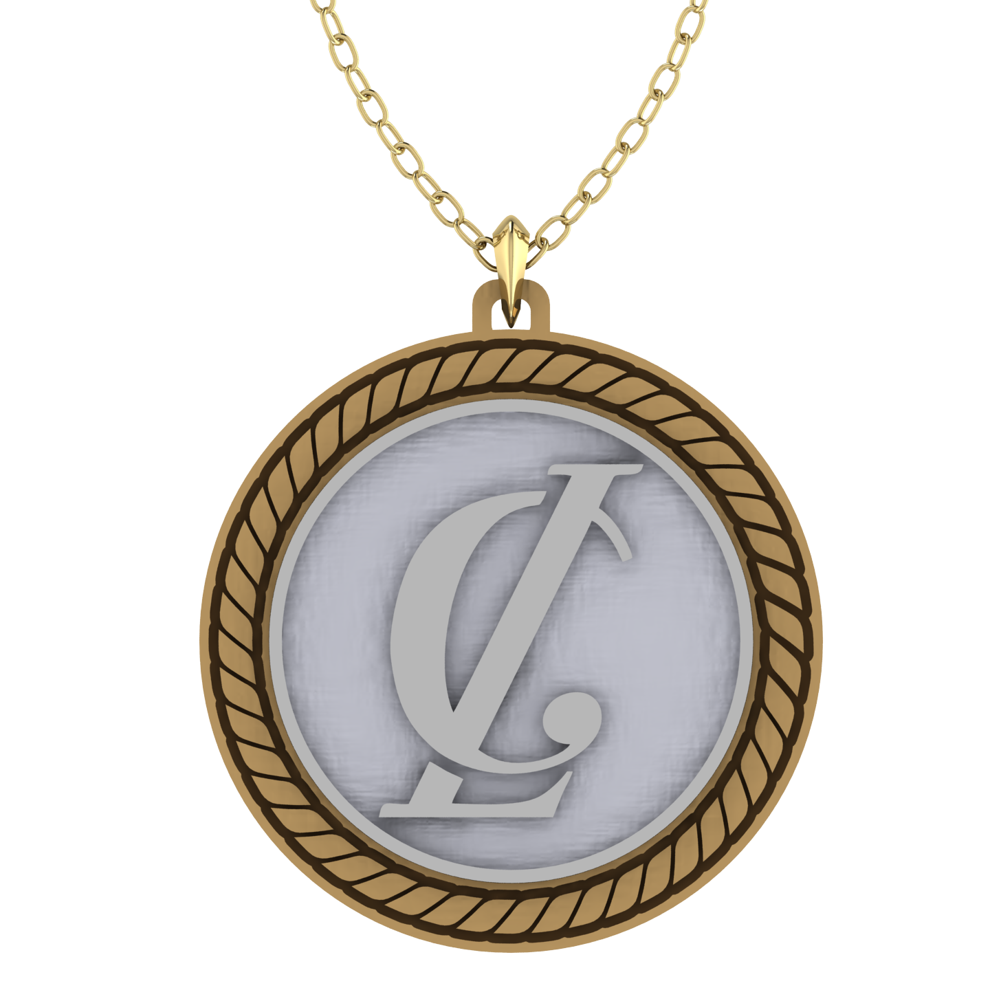 Monogram Pendant
