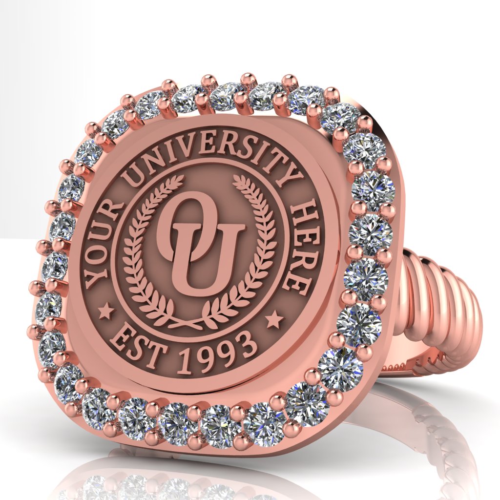 Radius | Rope Core Band Custom Collage Ring