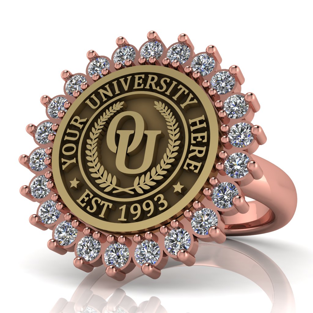 Serku | Classic Dome Band Custom Collage Ring