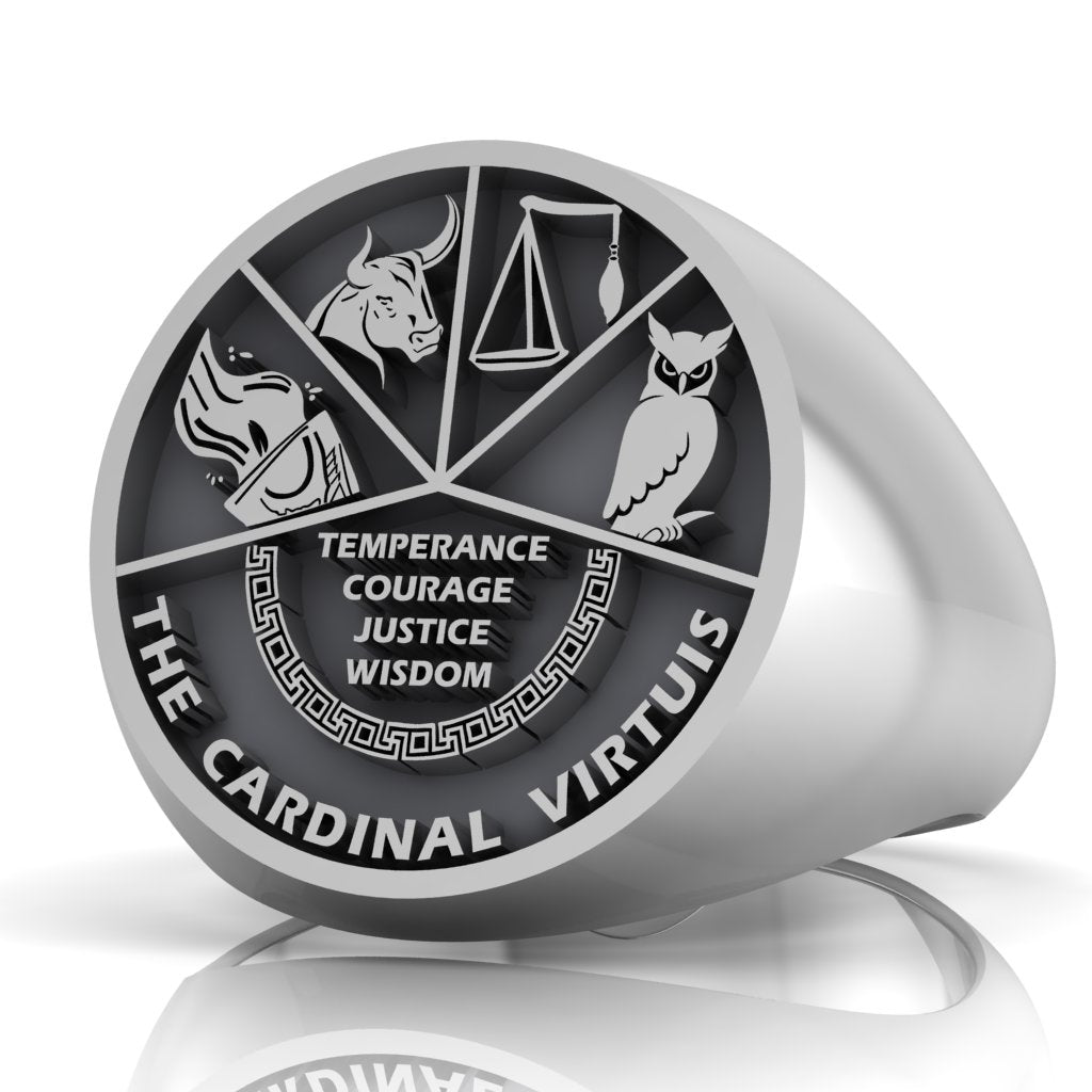 The Cardinal Virtues Ring