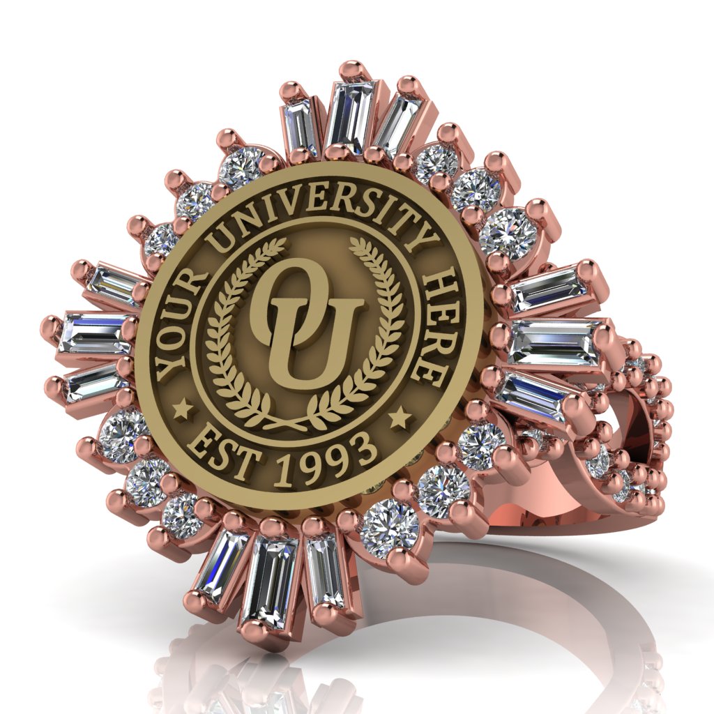 Tramontana | Infinity Pave Band Custom Collage Ring