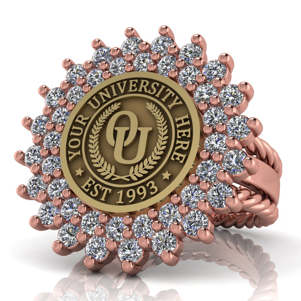 Splendid | Rope Edge Band Custom Collage Ring