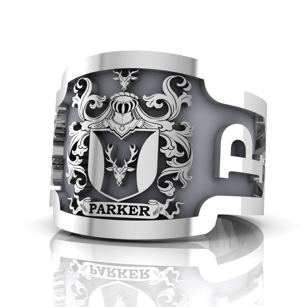 Personalized Family Crest Ring