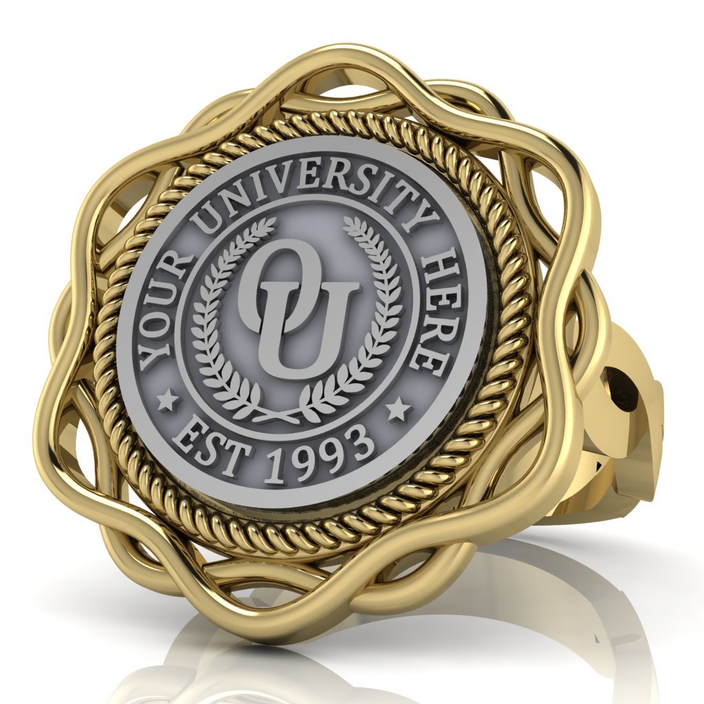 Slanga | Infinity Loop Band Custom College Ring