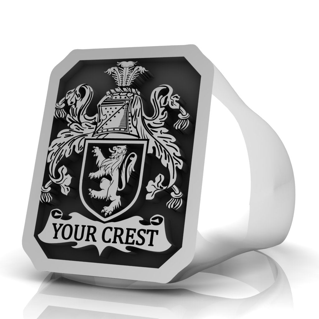 Personalized Family Crest Ring