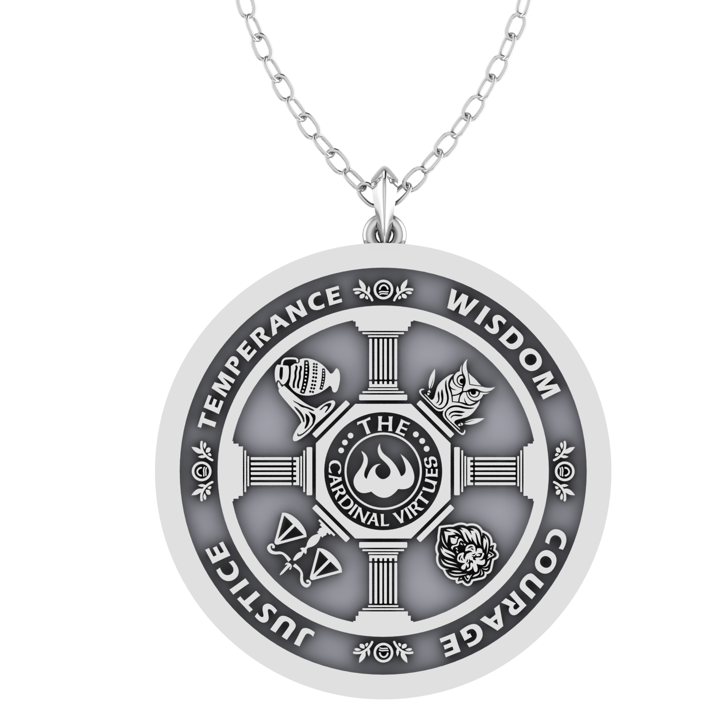 Four Virtues Pendant