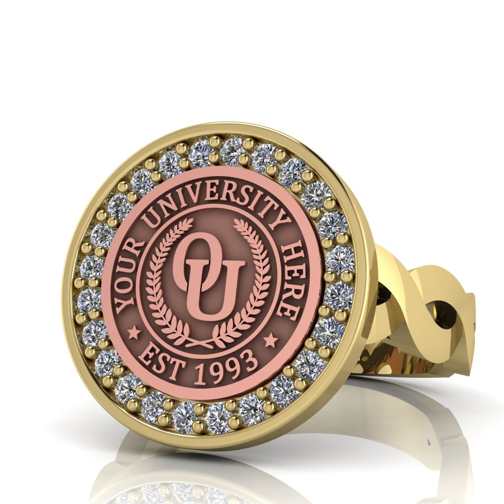 Agonisch | Infinity Loop Band Custom College Ring