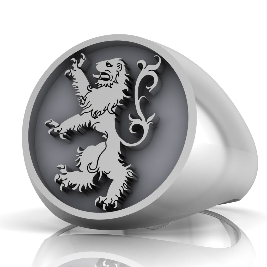 Personalized Crest Ring