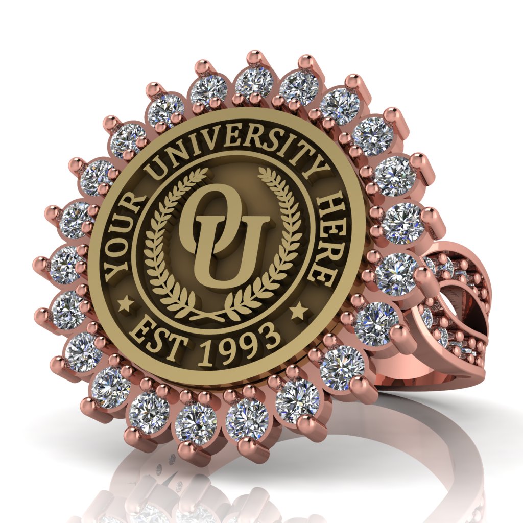 Serku | Infinity Pave Band Custom Collage Ring