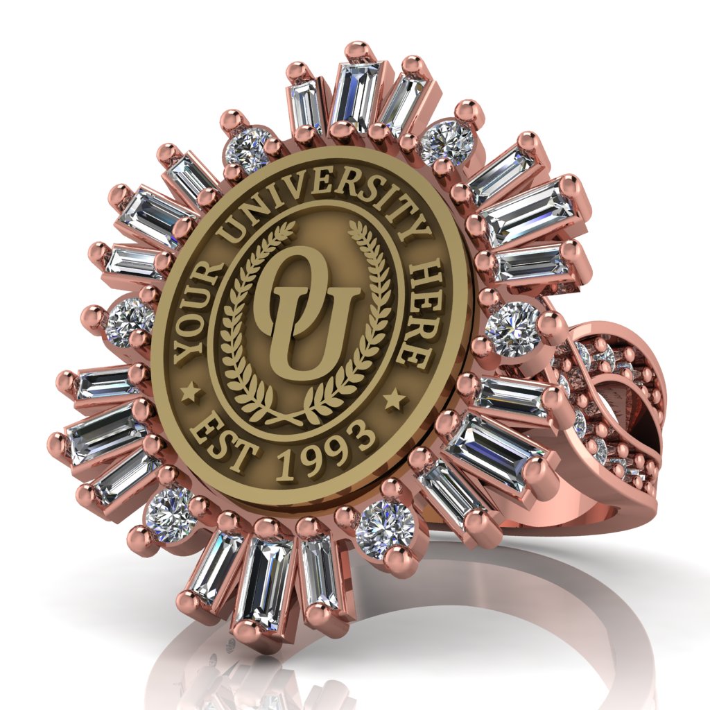 Tramontana Oval | Infinity Pave Band 2 Custom Collage Ring