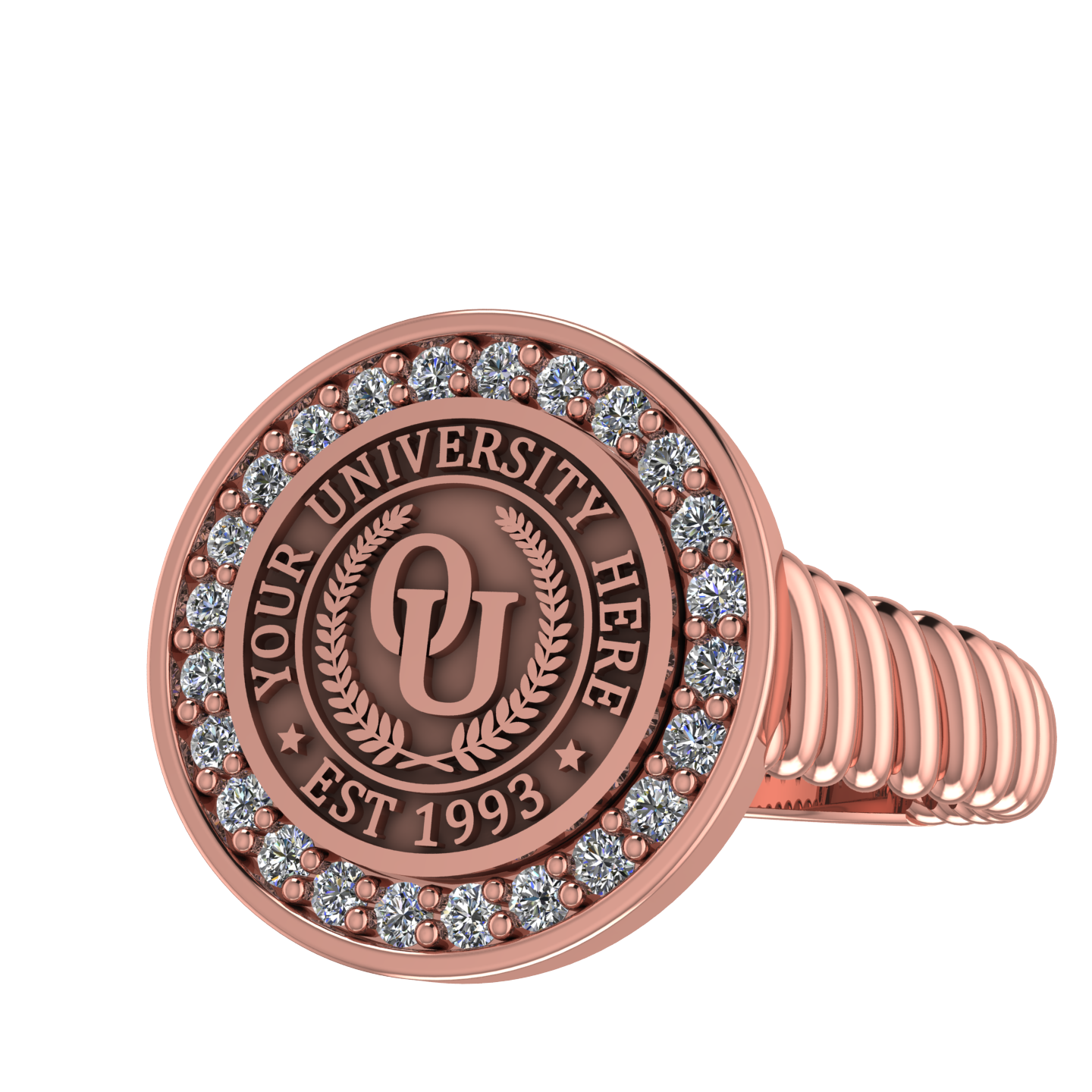 Agonisch | Rope Core Band Custom Collage Ring