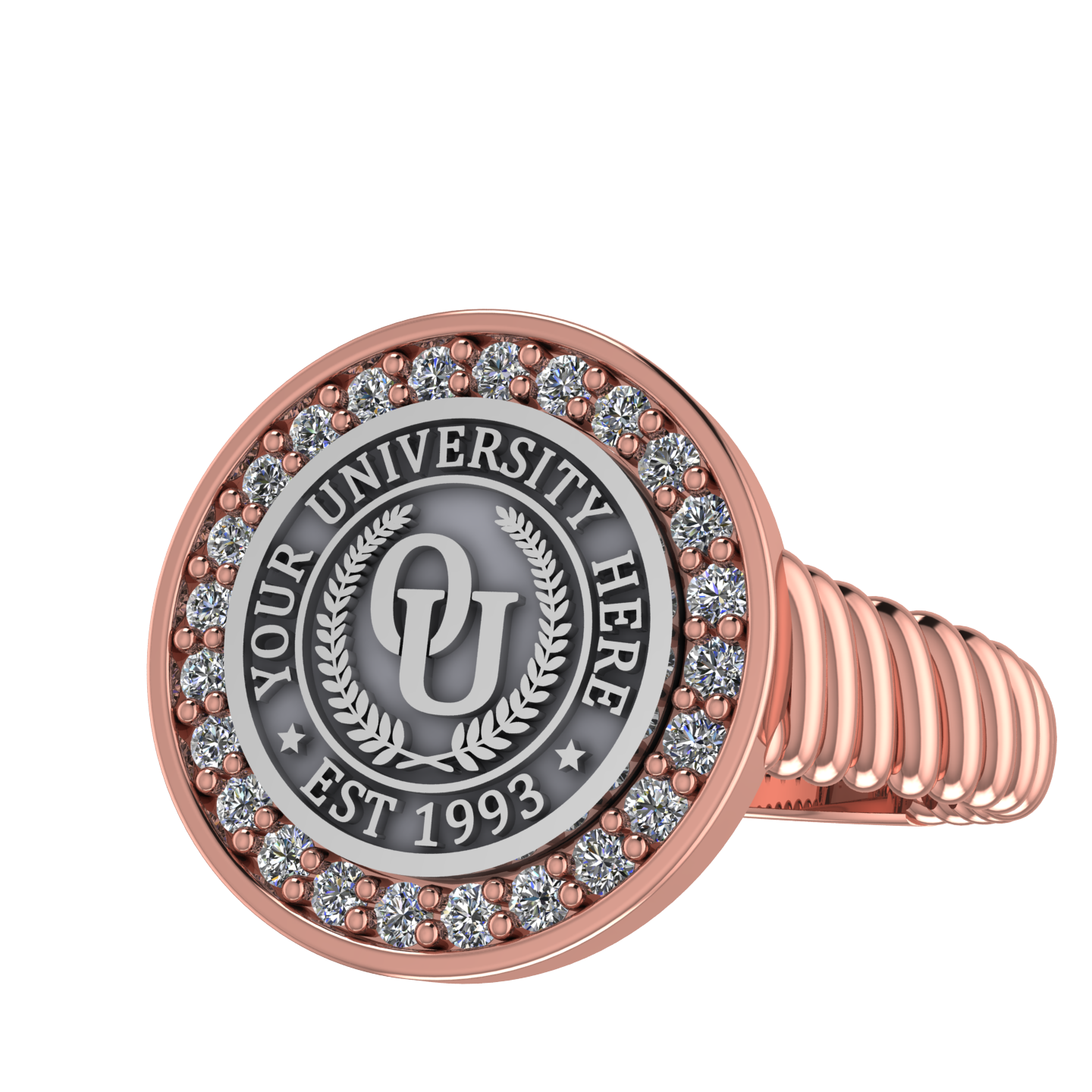 Agonisch | Rope Core Band Custom Collage Ring