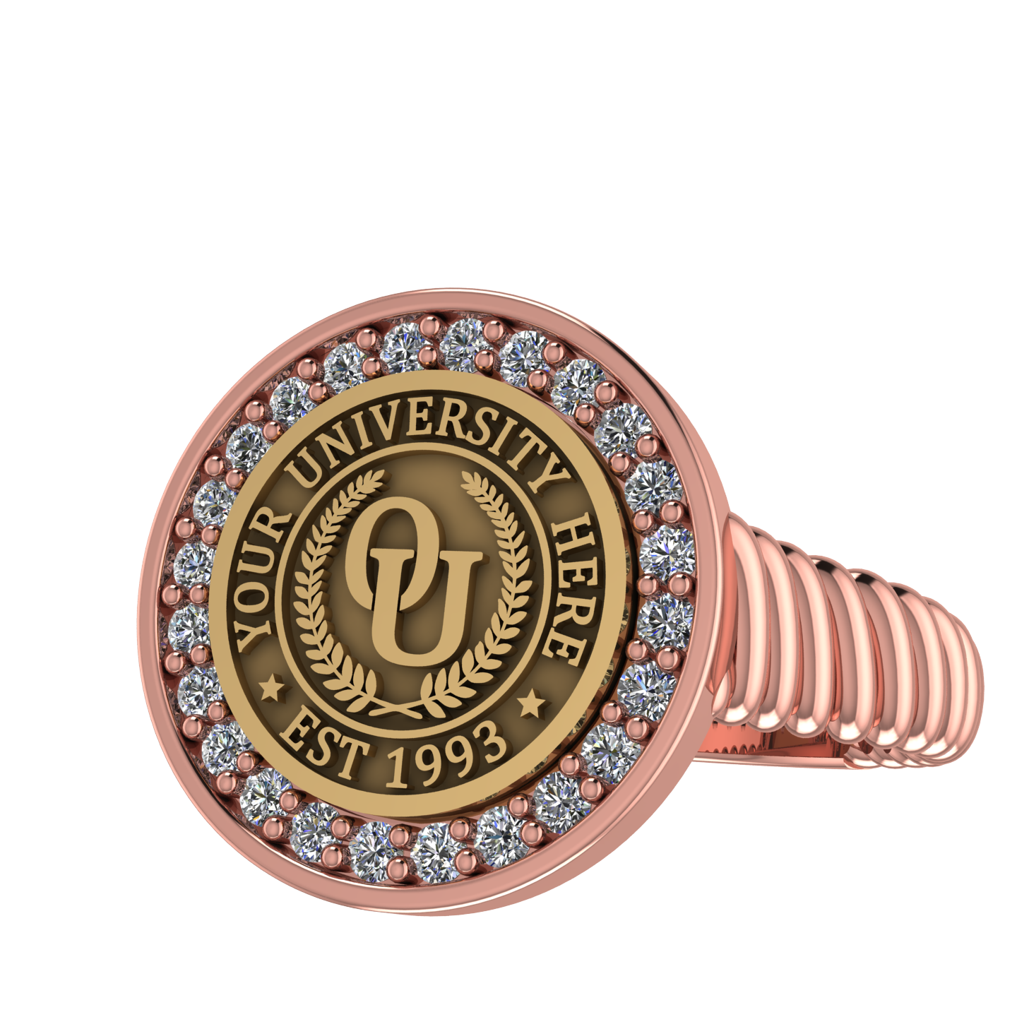 Agonisch | Rope Core Band Custom Collage Ring